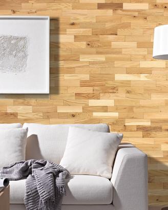 Rivestimento parete in legno naturale