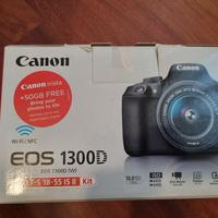 Canon EOS 1300D + Obiettivo EF-S IS II 18-55 mm
