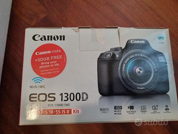 Canon EOS 1300D + Obiettivo EF-S IS II 18-55 mm