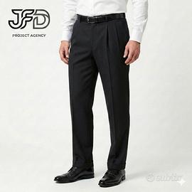 Pantalone Sartoriale Nero Uomo