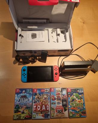 Nintendo switch, giochi e accessori