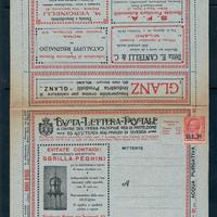 BUSTA LETTERA POSTALE B.L.P. SGRILLA - PEGHINI 38