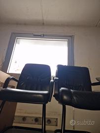 Sedie imbottite pelle