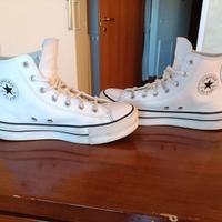Converse bambina similpelle come nuove tg 36   €35