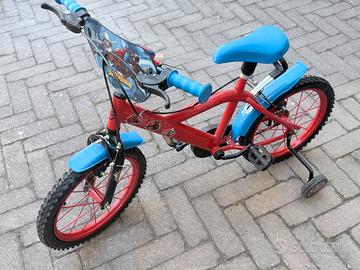 Bici spiderman bambino quasi nuova