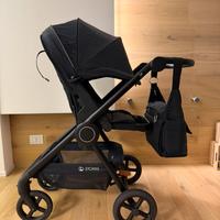 Passeggino Stokke + ovetto Cybex nero