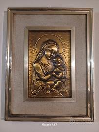 Quadro raffigurante la Madonna con bambino 