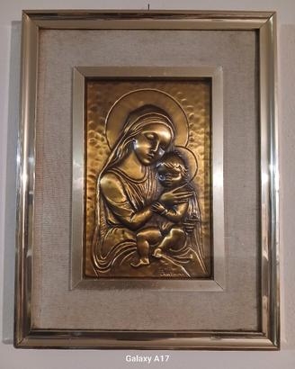 Quadro raffigurante la Madonna con bambino 