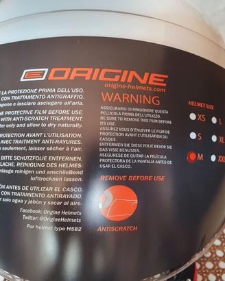 Casco NUOVO : Jet Origine Garda ECE 22.06 Taglia M