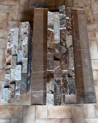 Pietra naturale Quarzite Rossa per rivestimento