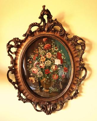 Quadro Antico degli anni 40 dipinto olio cm 37x50