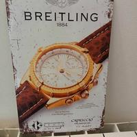 Targa metallo orologio BREITLING
