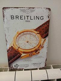 Targa metallo orologio BREITLING