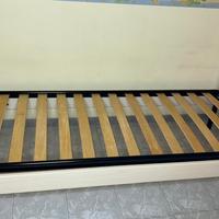 Letto singolo in frassino con doghe