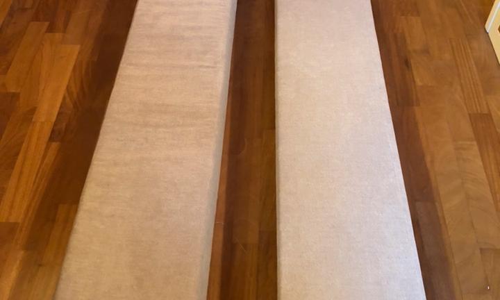 Lotto di 2 cuscini panca camper caravan roulotte