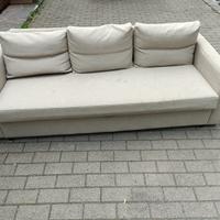 FRIHETEN Divano letto a 3 posti, Hyllie beige