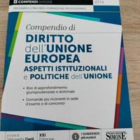 Libro diritto dell'Unione Europea