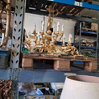 Maestoso Lampadario Barocco Oro