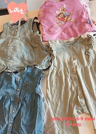 LOTTO estivo Bambina 6-9 mesi