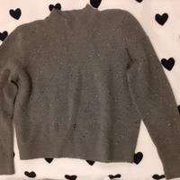 Maglioncino Grigio da donna taglia M con fantasia