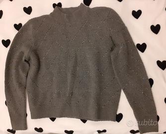 Maglioncino Grigio da donna taglia M con fantasia
