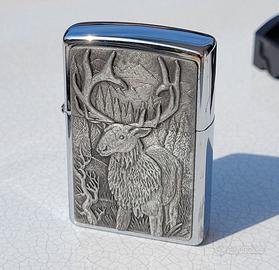 ZIPPO BARRETT SMYTHE 250BS B169 ELK ALCE 1997 CROM