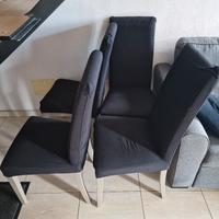 sedie per salotto in ecopelle