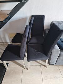 sedie per salotto in ecopelle