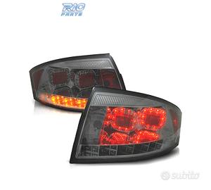 FANALI AUDI TT 98-05 LED FONDO CROMATO FUMÉ
