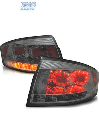 FANALI AUDI TT 98-05 LED FONDO CROMATO FUMÉ