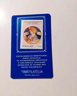 Tessera Filatelica Francobollo Musei Nazionali