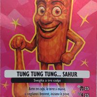 carta da collezione Tung Tung Tung .... Sahur