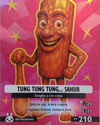 carta da collezione Tung Tung Tung .... Sahur