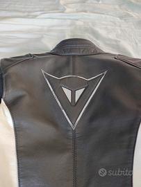 Giacca Moto Pelle Donna Dainese Taglia 42 