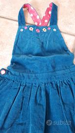 Vestito bambina Sergent Major blu petrolio, 7 anni