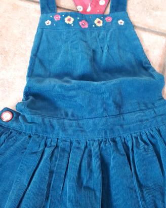 Vestito bambina Sergent Major blu petrolio, 7 anni