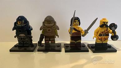 4 Lego Minifigures. Serie diverse