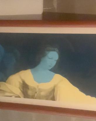 Elegante stampa d arte 90x170 legno massello