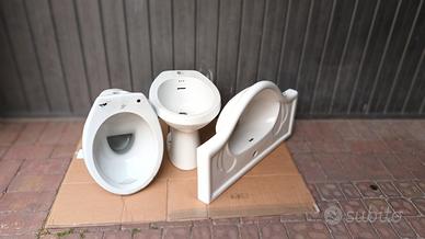 Wc + bidet Ideal Standard con lavandino omaggio