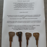 Chiavi auto d'epoca