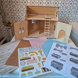 Modellino casa giocattolo 