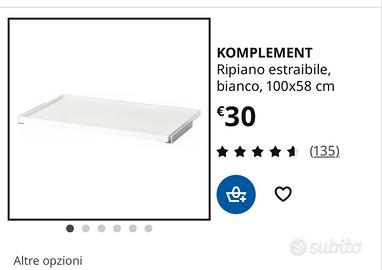 IKEA Ripiano estribile komplement