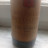 Brunello di Montalcino Tenuta Col d'Orcia 1980