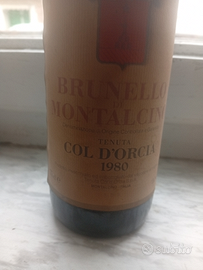 Brunello di Montalcino Tenuta Col d'Orcia 1980