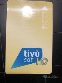 tessera tvsat oro in  hd attiva