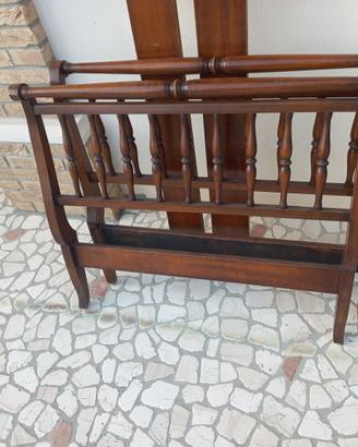 letto singolo in legno massello 