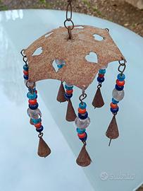 acchiappasogni vintage da appendere carillon vento