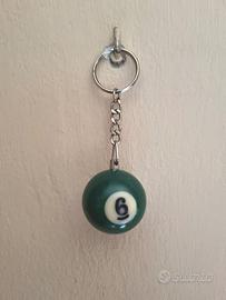 Portachiavi pallina da biliardo