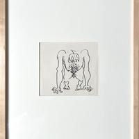 Walter fusi disegno nudo maschile