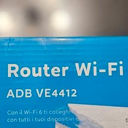 Router Wi-Fi 6 ADV VE4412 marchiato EOLO – NUOVO,